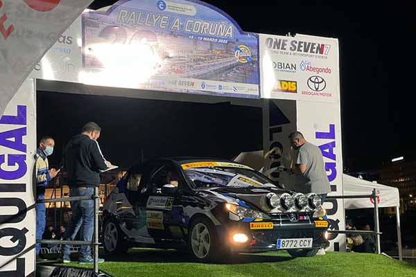 Ceremonia de salida del del 26ª Rallye A Coruña